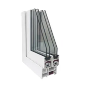 چهار چوب درب شیشه ای کشویی UPVC